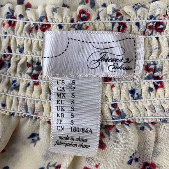 Forever 21 strappy flowing tank top size small - Picture 5 of 7